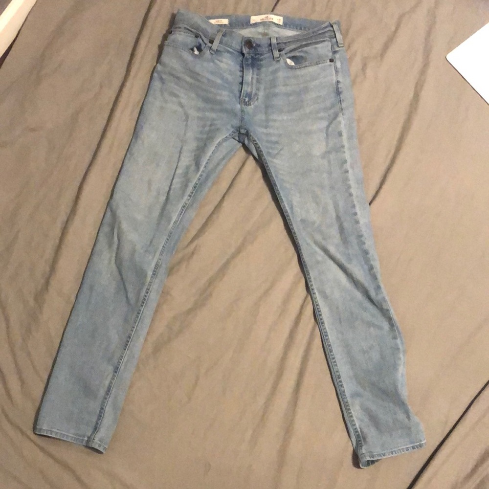 Hollister blue skinny fit jeans